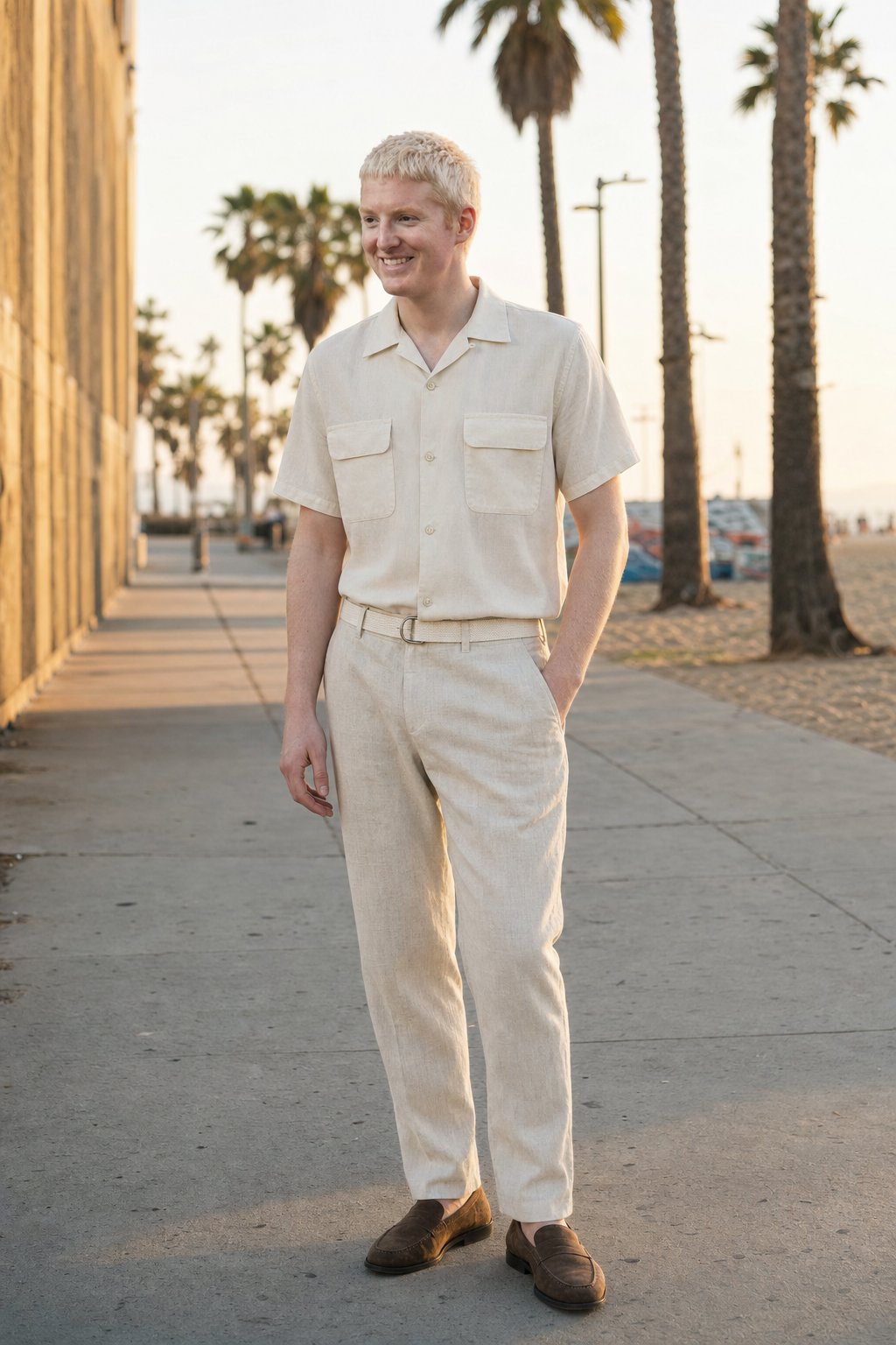 Buck Mason lookbook — Sunlit Canal Walk