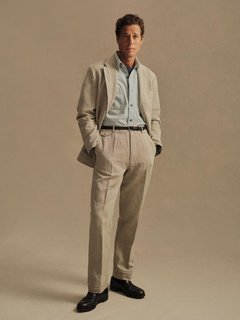 Natural / Grey HBT Capitola Linen Carry-On Ford Standard Pant