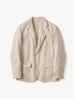 Seeded Natural HBT Capitola Linen Carry-On Jacket